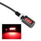 thumbnail image 5 of Luz de matrícula de coche, 2 luces de matrícula de coche universales de 12 V, lámpara de matrícula, integración perfecta, 5 of 9