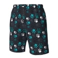 thumbnail image 4 of Fotbe Animal Footprints Trajes de Baño Estampados para Hombre, Shorts de Verano de Secado Rápido, Ropa de Playa, Bañadores-X-Large, 4 of 6