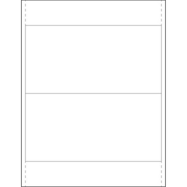 LH228 4 x 8 Po. Cartes d'Insertion d'Enveloppe en Vinyle - Lot de 100