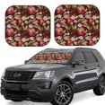 thumbnail image 1 of Fotbe Leaf And Fruit Juego de 2 Piezas de Parasoles para Parabrisas | Bloqueador Solar para Auto | Accesorios Plegables para Protección Solar Interior-Medium, 1 of 6