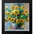 thumbnail image 2 of Haenraets, Willem 20x22 Black Modern Framed Museum Art Print Titled - Sunflowers, 2 of 5