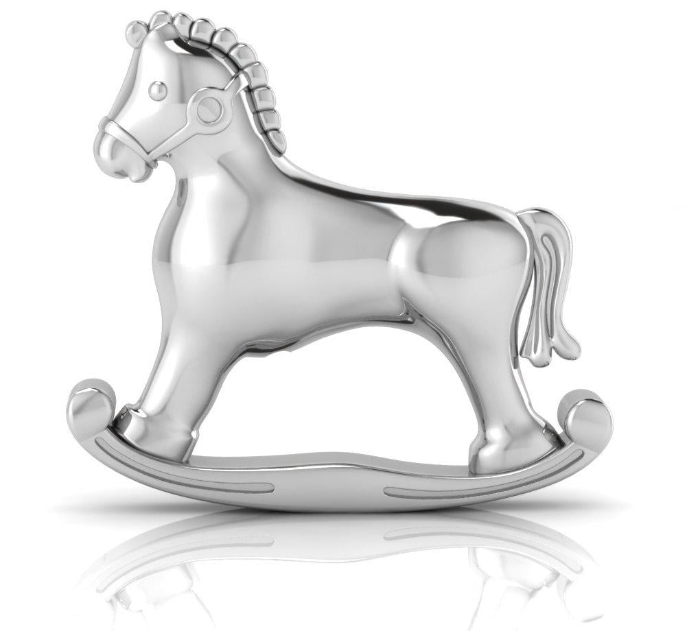 silver plated rattle