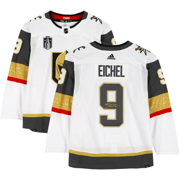 Jack Eichel Vegas Golden Knights Autographed White Adidas Authentic Jersey with 2023 Stanley Cup Final Patch - Fanatics Authentic Certified