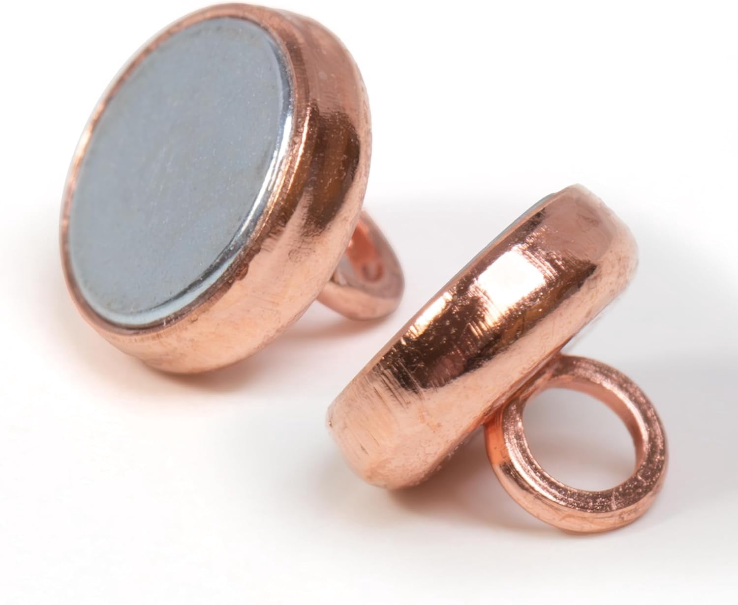 The Beadsmith Copper-Plated Magnetic Clasps – Brass Jewelry Findings, 6 x 4.5 mm, 36 Set