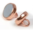 thumbnail image 5 of The Beadsmith Copper-Plated Magnetic Clasps – Brass Jewelry Findings, 6 x 4.5 mm, 36 Set, 5 of 6