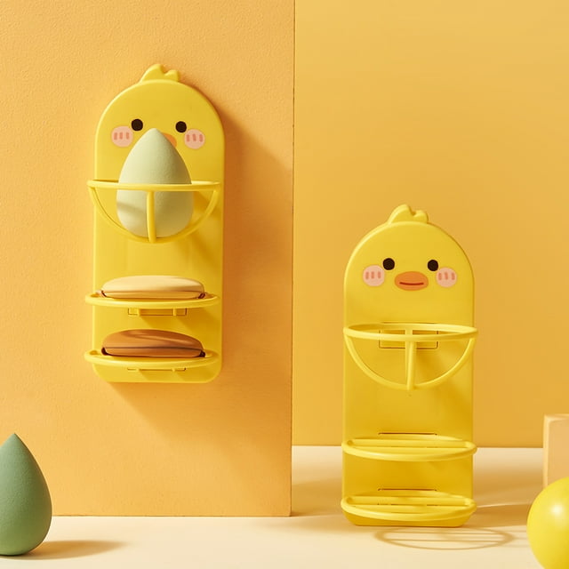 Soporte para licuadora de maquillaje, soporte para esponja de maquillaje, soporte portátil para esponjas en polvo, soporte para esponja cosmética optimizado para la excelencia