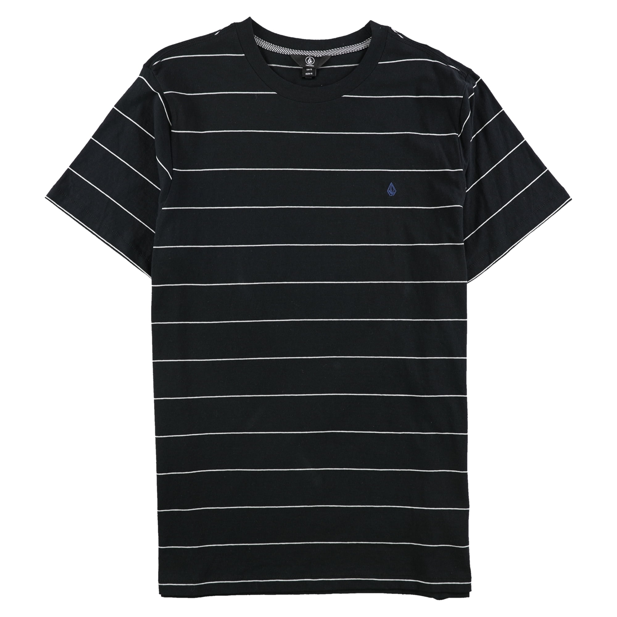 Volcom - Volcom Mens Striped Basic T-Shirt, Black, X-Large - Walmart ...