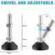 thumbnail image 2 of Xceedez Pieces 40*M8 Leveling Feet, Adjustable Furniture Feet, Stainless Steel Furniture Legs with Artificial Foundation, Adjustable Direction, Adjus, 2 of 5