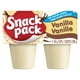 Coupes de pouding à la vanille sans sucre ajouté de Snack Pack® 4 coupes, 396 g – image 1 sur 2