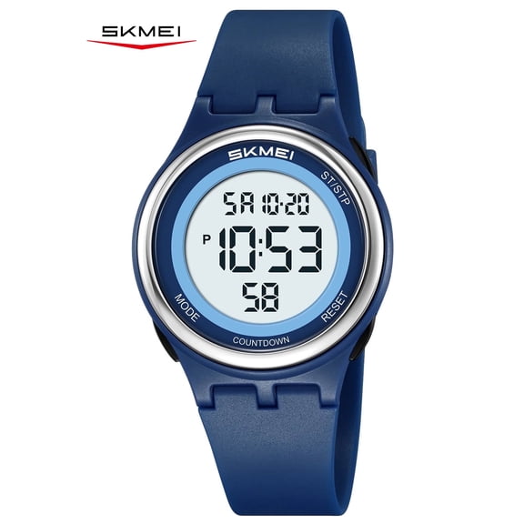 SKMEI Digital Watch Sport Outdoor Multifunctional Chronograph Easy to Read Learning Time Watch for 6-12 Year Wristwatch