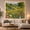 Wildflower Meadow Landscape Painting Calming Rustic for Nature Lovers Botanical Wall Art Housewarmin, variant on Rolling Hills and Wildflower Meadow Under Soft Cloudy Sky, Peaceful Rustic for Nature Lovers, Meadow Wall Art, Housewarming Gift, Tapestry Wall Hanging for Bedroom and Living Room