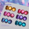 thumbnail image 3 of Set de esmaltes de uñas en gel Born Pretty Cat Magnetic Eye, 6 unidades, 3 of 9
