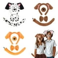 thumbnail image 2 of SDFGTstore Dog Costume Set Includes Headband Tail Nose Bowtie Skirt for Kid Dog Role Play Costume Set with Headband Tail Bowtie Nose Skirt, 2 of 9