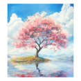 thumbnail image 5 of BZSMCE Dishwasher Magnet Cover Magnetic Sticker Creatively Cherry Blossom Serenity Printed 23"x26", 5 of 6