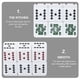 thumbnail image 3 of ColoMX Dicitos de póker portátiles de 16 piezas Dices cuadrados Dice Dice Dice Dice Prop Liar Poker Dice for Banquet Party, 3 of 8