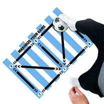 ReTeiv Football Footstep Training Mat,Soccer Training Mat,Agility Footstep Training Mat,Soccer Train for All Levels,Non-Slip Silent Equipment for All Ages to Improve Speed,Strength and Coordination