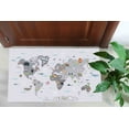 thumbnail image 6 of Pattern Rug, Children Rug, Front Door Rugs, Educational Map Rugs, Nursery Rugs, World Map With Animals Rug, Luxury Rugs, Thin Rug, Kids Rug, 2.6'x5' - 80x150 cm, 6 of 8