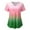 Pink, variant on Ichuanyi Womens Shirts , Women's Fashion Short Sleeve V-Neck Tops Working Uniform Printing Pocket Blouse Tops