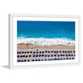 thumbnail image 2 of MARMONT HILL  - 'Blue Umbrella Rows' Framed Painting Print - Multi-Color 36 x 24, 2 of 4