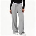 thumbnail image 3 of Tsivenald Sweatpants for Women Baggy Sweat Pants for Women Elastic Waist Drawstring with Pockets Casual Gym Lounge Workout Pants, 3 of 7