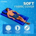 thumbnail image 3 of Swimline Oversized Inflatable Swimming Pool Air Mattress Floating Raft,Blue, 3 of 9