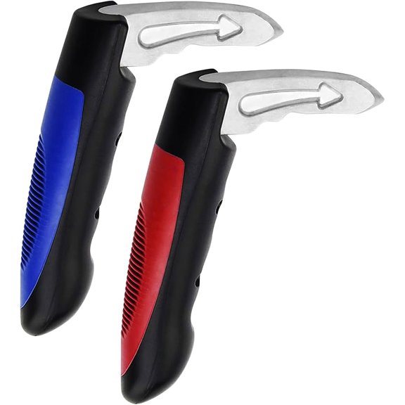 2PACK Car Handle Assist for Elderly, Door Handle for Automotive, Multifunctional Car Handle Assist, Handicapped Elderly Assistant Support Handle RED&Blue