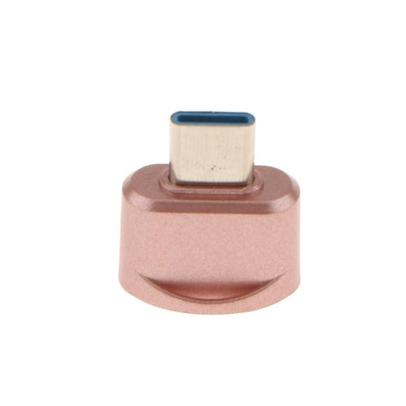 Type C Male to USB 2.0 Female Converter Adapter USB-C OTG Adapter Rose Gold