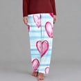 thumbnail image 2 of Tnhcen Women's Loose Fit Constellation Print Pajama Pants, Elastic Waist Sleep Pants, Soft Lounge Pants, Star Pattern Home Wear, Sizes S-5XL, 2 of 6