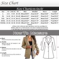 thumbnail image 4 of Vedolay Blazer Jackets for Women Suit Jackets for Women Lapel Collar Single Long Sleeve Crop Top Blazer Jacket,Gray XL, 4 of 4