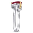 thumbnail image 3 of Everly Women's Ruby 14K Two-Tone Gold Engagement Ring, 3 of 8