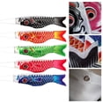 thumbnail image 3 of Cometa con bandera de pez serpentina de carpa japonesa, decoración colgante para sala de Bar de Sushi japonés (70x17cm) y uso duradero, 5 uds., 3 of 5