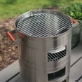 thumbnail image 6 of Americana Stainless Steel 351sq. inch Charcoal Water Smoker, 6 of 9