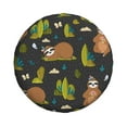 thumbnail image 2 of Bingfone Funny Sloths In The Forest Spare Tire Cover Weatherproof Universal Wheel Protectors For Rv Camper Travel Trailer Suv Truck 16 Inch, 2 of 9
