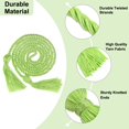 thumbnail image 3 of Uxcell 2Pack 67" Graduation Honor Cord with Tassel Braided Graduation Rope Light Green, 3 of 6