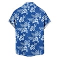thumbnail image 6 of OGLCCG Hawaiian Shirt for Men Short Sleeve Floral Button Down Tops Summer Tropical Holiday Beach T Shirts,XXXXL,Sky Blue, 6 of 6