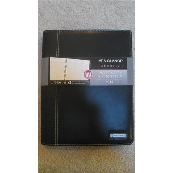At-A-Glance Day Runner Planner Storage Pouch with Zipper