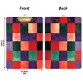 thumbnail image 5 of FORMRS Acrylic Clipboard with Low Profile Clip Standard A4 Letter Size, 12.5" x 9", Red and Purple Plaid Pattern, 5 of 8
