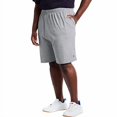 thumbnail image 2 of Shorts de jersey Champion para hombre, talles grandes, gris, 2X, 2 of 4