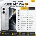 thumbnail image 5 of Xiaomi Poco M7 Pro 5G Dual SIM 256GB ROM 12GB RAM GSM Unlocked - Silver, 5 of 11
