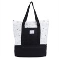 thumbnail image 1 of Bolsa de almuerzo aislada, bolso refrigerador, bolsas de almacenamiento de comida escolar de doble uso, caja Bento, contenedor, figura geométrica, 1 of 14