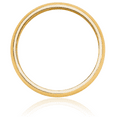 thumbnail image 4 of 14K Solid Yellow Gold 5mm Half Round Plain Classic Wedding Band Ring, 4 of 12
