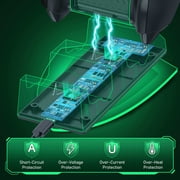 ESYWEN Controller Charger for Xbox One, Xbox Controller Charging Station with 2 x 4800mWh Rechargeable Battery Packs for Xbox Series X/S/One X/S/Elite,Xbox Accessories