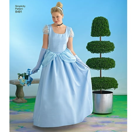 Simplicity Misses' Size 14-20 Disney Cinderella Costume Pattern, 1