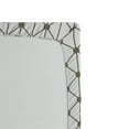 thumbnail image 2 of Modern Fitted Sheet, Geometrical Diamonds Square Shaped Striped Crosses with Dots Image Print, Soft Decorative Fabric Bedding, Queen Size, Sage Green and White, by Ambesonne, 2 of 2