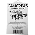 thumbnail image 5 of I Heart Guts Pancreas Keychain - Sweet On You - 2.6" Engraved Enamel Metal Keychain, 5 of 5