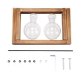 thumbnail image 2 of Florero Transparente De Planta Hidropónica Creativo Vintage, Jarrón Con Marco De Madera Para Decoración, Mesa De Cristal, Planta, Bonsái, Decoración Methold HA025402-01, 2 of 6