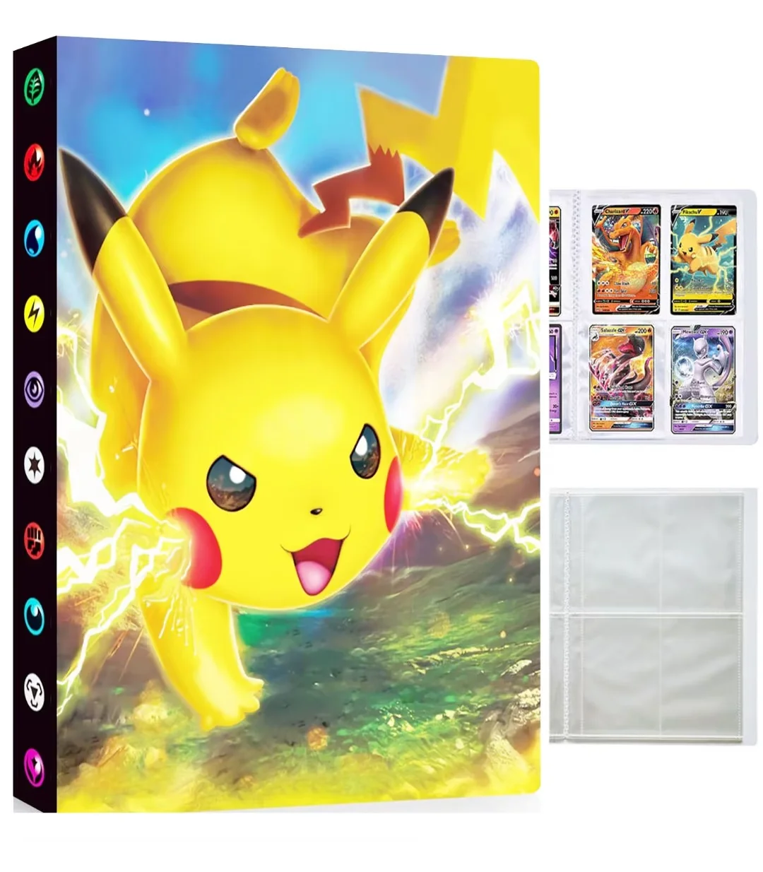 Trading Card binder, Card Folder, Album with Collection Cards,4Pockets