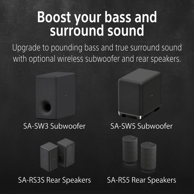 Sony BRAVIA Theater Bar 8, Dolby Atmos Soundbar System, 11