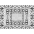thumbnail image 1 of Ahgly Company Machine Washable Indoor Rectangle Transitional Platinum Gray Area Rugs, 8' x 10', 1 of 7