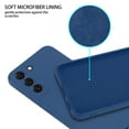 thumbnail image 3 of Samsung Galaxy S22 Plus Case Silky Soft Touch, Liquid Silicone Protective Phone Case Blue, 3 of 6